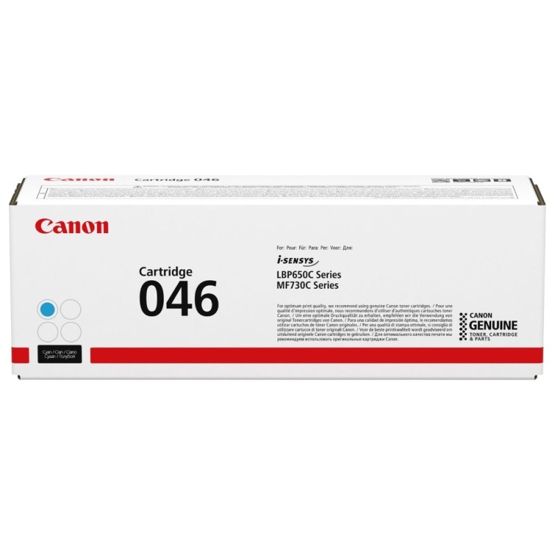 Canon originální toner 046 C, 1249C002, cyan, 2300str.