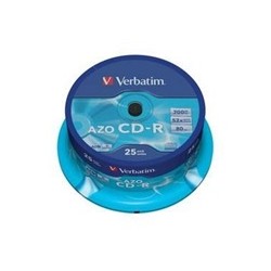VERBATIM CD-R(25-Pack)Spindle/Crystal/DLP/52x/700MB