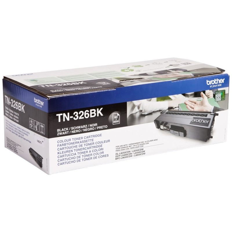 BROTHER Toner TN-326BK Laser Supplies - 4000stran - pro DCP-L8450CDW