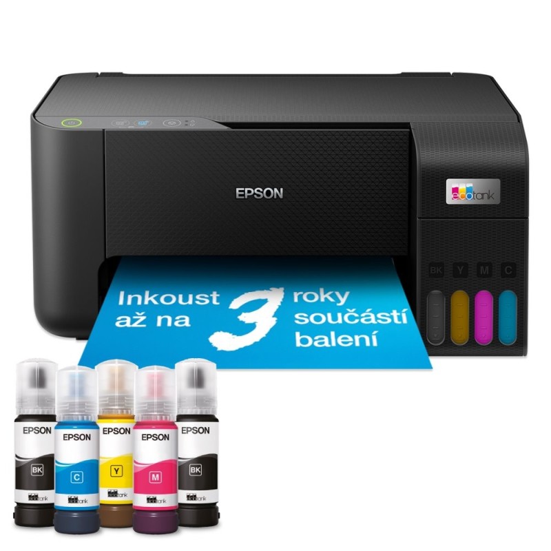 EPSON tiskárna ink EcoTank L3230, 5760x1440dpi, A4, 33ppm, USB, sken,Záruka 5 let po registraci zdarma