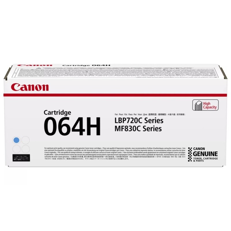 Canon TONER CRG 064HC azurová pro i-Sensys MF 832cdw ( 10 400 str.)