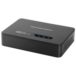 Grandstream HT814 (ATA), 4x FXS, 2 SIP profily, 1x Gbit LAN, NAT router, 3-cestná konf.
