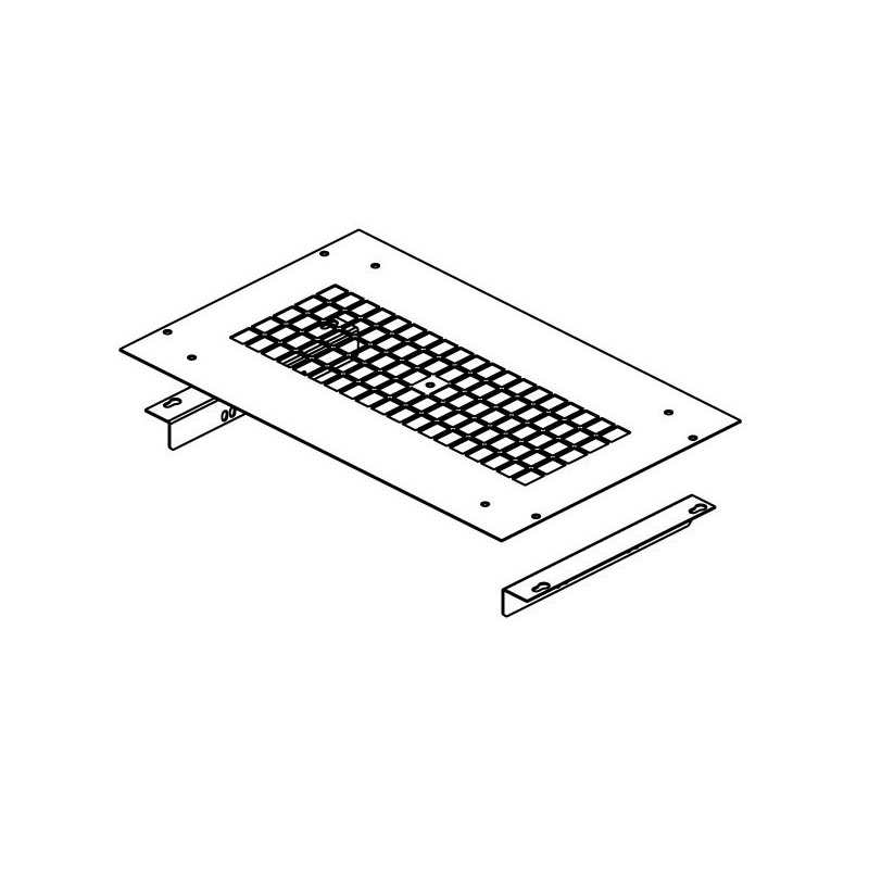 CONTEG Rám pro instalaci DP-VEN-02, DP-VEN-03, RAL 9005