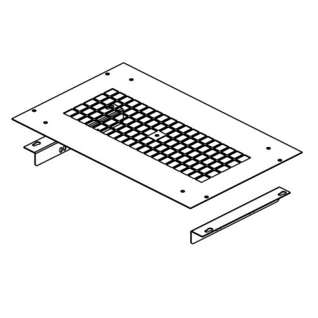CONTEG Rám pro instalaci DP-VEN-02, DP-VEN-03, RAL 9005