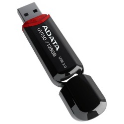 ADATA Flash Disk 128GB UV150, USB 3.1 Dash Drive (R:90/W:20 MB/s) černá