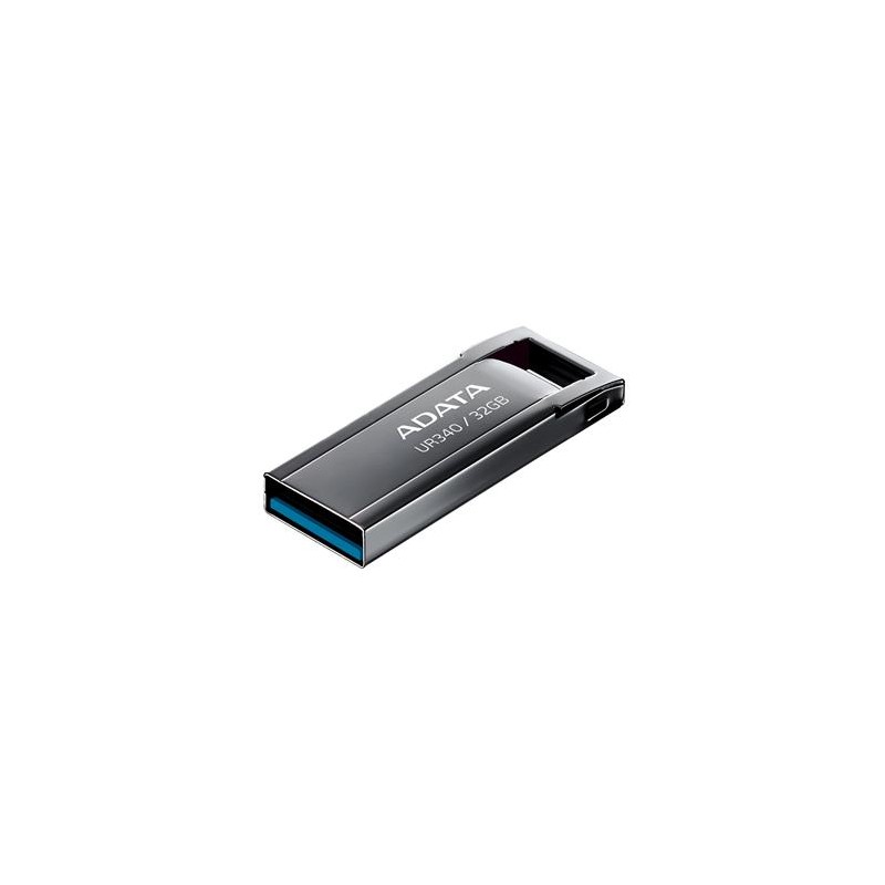 ADATA Flash Disk 32GB UR340, USB 3.2 Dash Drive, kov lesklá černá
