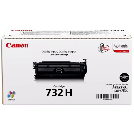 Canon originální toner 732 H BK, 6264B002, black, 12000str., high capacity