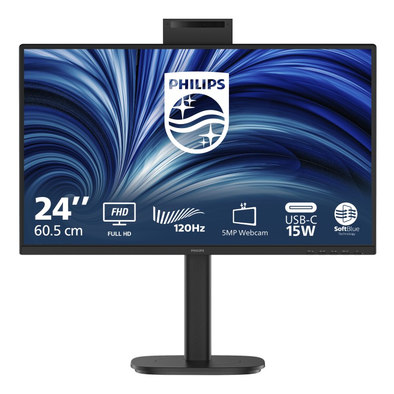 Philips/24B2N3200JH/23,8"/IPS/FHD/75Hz/4ms/Černá/5R