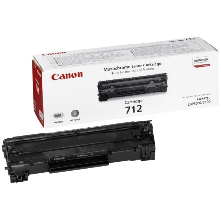 Canon originální toner 712 BK, 1870B002, black, 1500str.