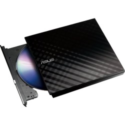 ASUS DVD Writer SDRW-08D2S-U LITE/BLACK, External Slim DVD-RW, black, USB