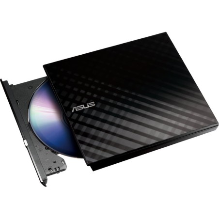 ASUS DVD Writer SDRW-08D2S-U LITE/BLACK, External Slim DVD-RW, black, USB