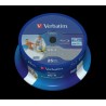 VERBATIM BD-R SL Datalife HTL (25-pack)Blu-Ray/Spindle/6x/25GB Wide Printable