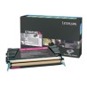 Lexmark originální toner C736H1MG, magenta, 10000str., high capacity, return