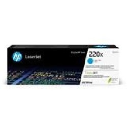 HP 220X Cyan Original LaserJet Toner Cartridge (5,500 pages)