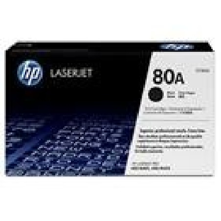 HP 80A Black LJ Toner Cart, CF280A (2,560 pages)