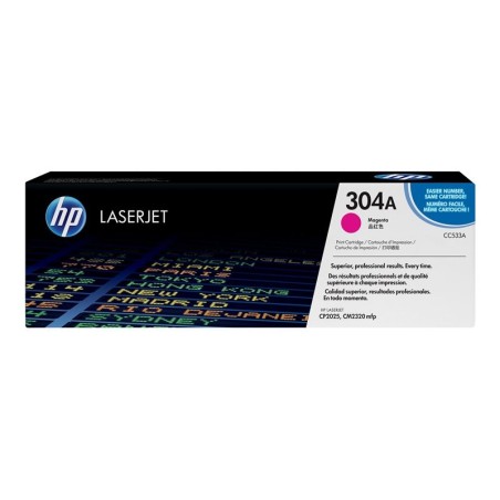 HP originální toner CC533A, HP 304A, magenta, 2800str.