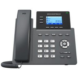 Grandstream GRP2603 SIP telefon, 2,48" LCD podsv. displej, 6 SIP účty, 2x1Gbit port