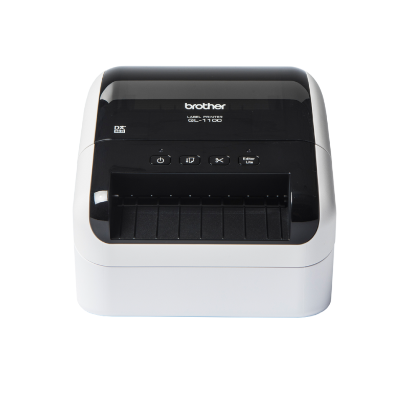 BROTHER tiskárna štítků QL-1100 - 101,6mm, termotisk, USB, Profesionální Tiskárna Štítků - Vestavěná řezačka
