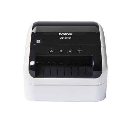 BROTHER tiskárna štítků QL-1100 - 101,6mm, termotisk, USB, Profesionální Tiskárna Štítků - Vestavěná řezačka