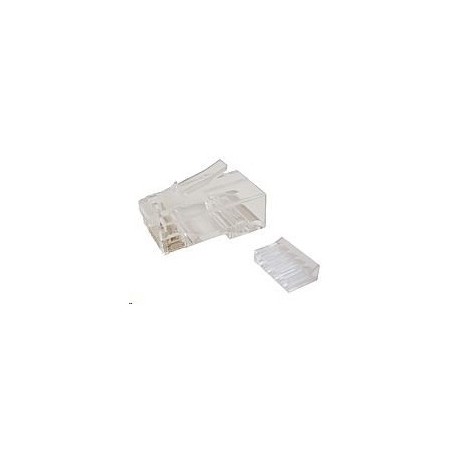 Solarix Konektor RJ45 CAT6 UTP 8p8c nestíněný skládaný na drát / 100 ks