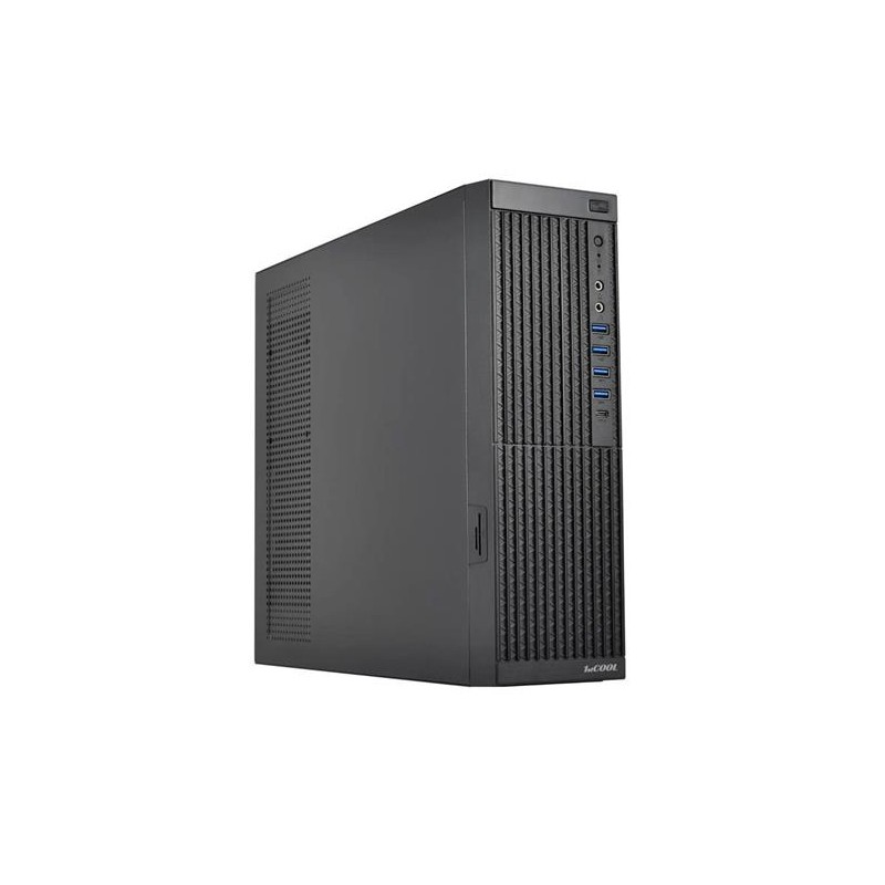 1stCOOL skříň COMPACT 2, Micro Tower, AU, USB 3.0, 1x 60mm Fan, černá