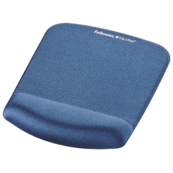 Podložka pod myš a zápěstí Fellowes PlushTouch modrá