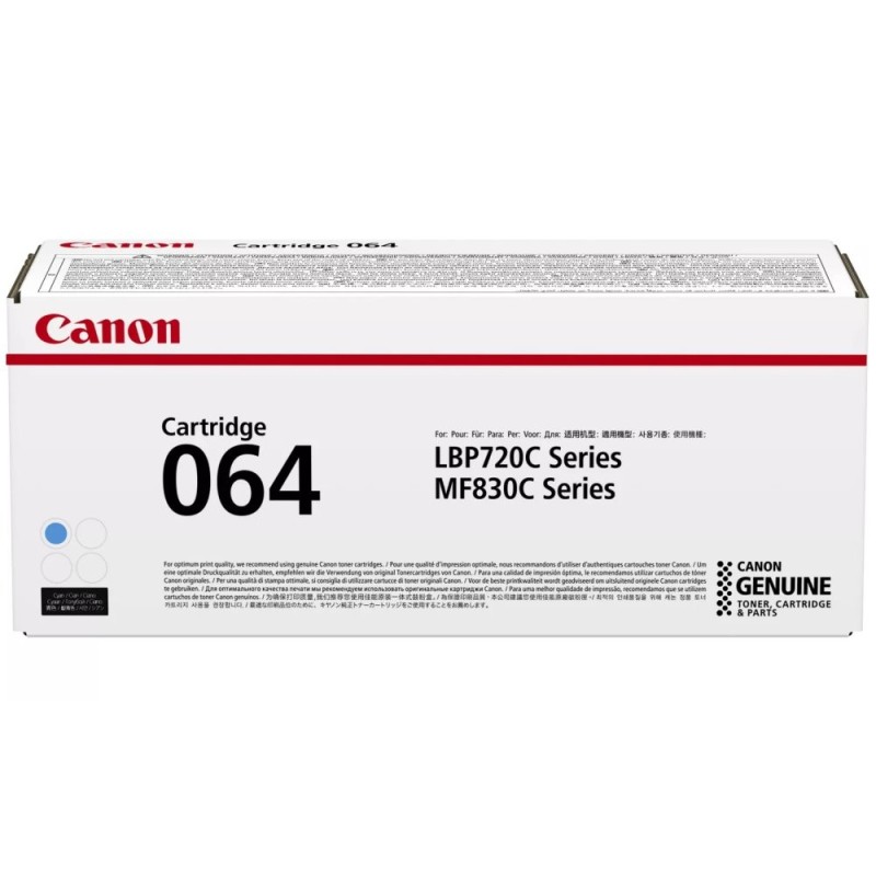 Canon TONER CRG 064C azurová pro i-Sensys MF 832cdw ( 5 000 str.)