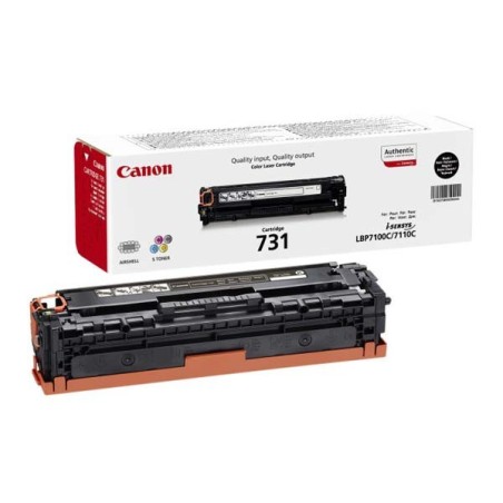 Canon TONER CRG-731BK černá pro i-SENSYS LBP7100Cn, LBP7110Cw, MF623Cn, MF628Cw, MF8230Cn, MF8280Cw (1400 str.)