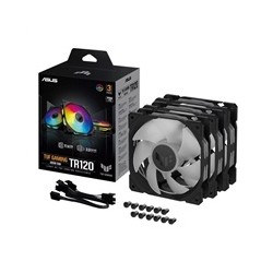 ASUS ventilátor TUF GAMING TR120 ARGB, 3x120mm, černá