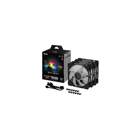 ASUS ventilátor TUF GAMING TR120 ARGB, 3x120mm, černá