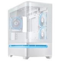 ASUS Case AP202 PRIME CASE, mATX, Průhledná bočnice, 3x 120mm ARGB Fan, bílá