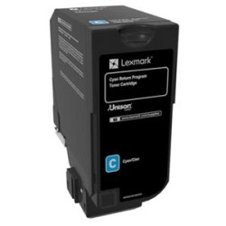 Lexmark originální toner 84C2HC0, cyan, 16000str., return