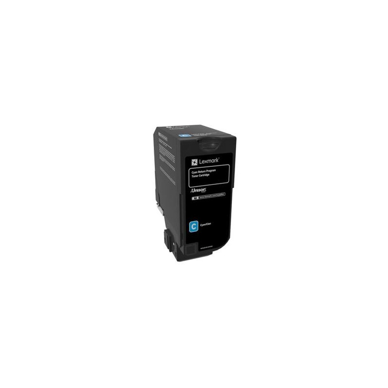 Lexmark originální toner 84C2HC0, cyan, 16000str., return