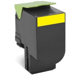 Lexmark originální toner 80C20Y0, yellow, 1000str., return