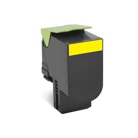 Lexmark originální toner 80C20Y0, yellow, 1000str., return