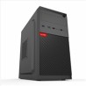 1stCOOL skříň STEP 5, micro tower, AU, USB 3.0, USB-C, bez zdroje, černá