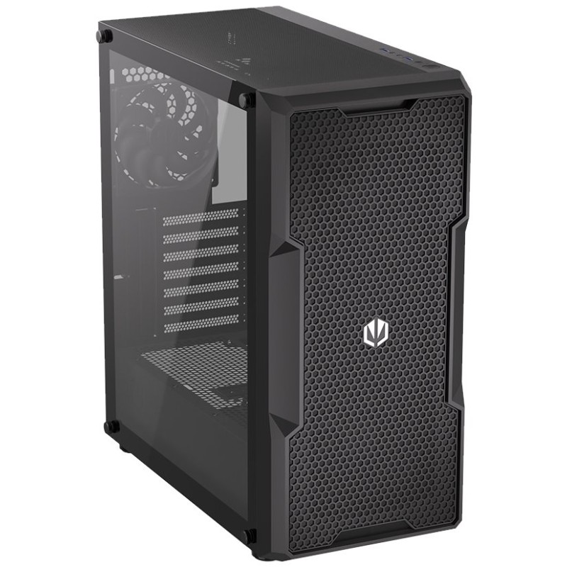 ENDORFY Case Regnum 400 Air, Průhledná bočnice, ATX, 4x120mm, černá