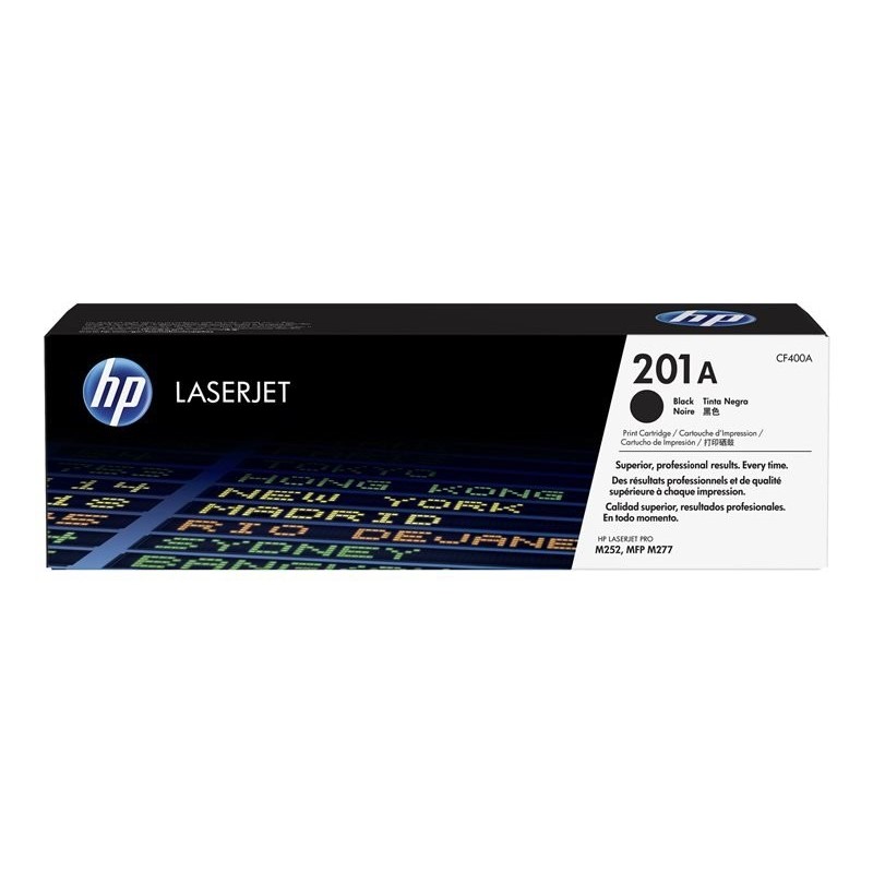 HP 201A Black LJ Toner Cartridge, CF400A (1,420 pages)