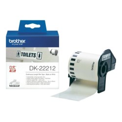 Brother filmová role 62mm x 15.24m, bílá, 1 ks, DK22212, pro tiskárny štítků