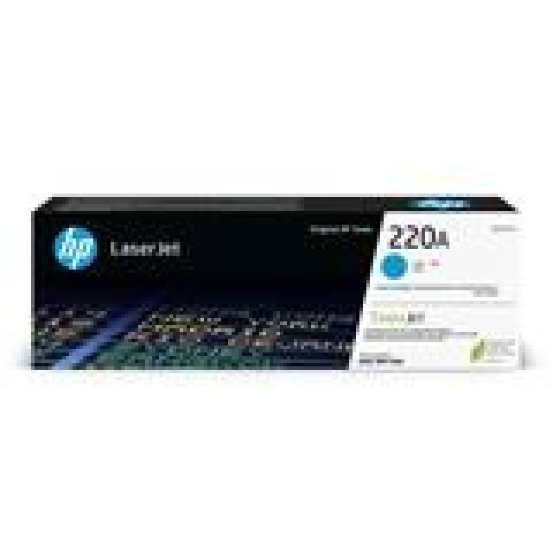 HP 220A Cyan Original LaserJet Toner Cartridge (1,800 pages)