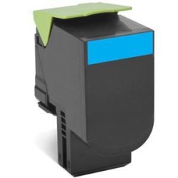 Lexmark originální toner 80C20C0, cyan, 1000str., return