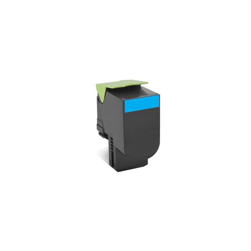 Lexmark originální toner 80C20C0, cyan, 1000str., return