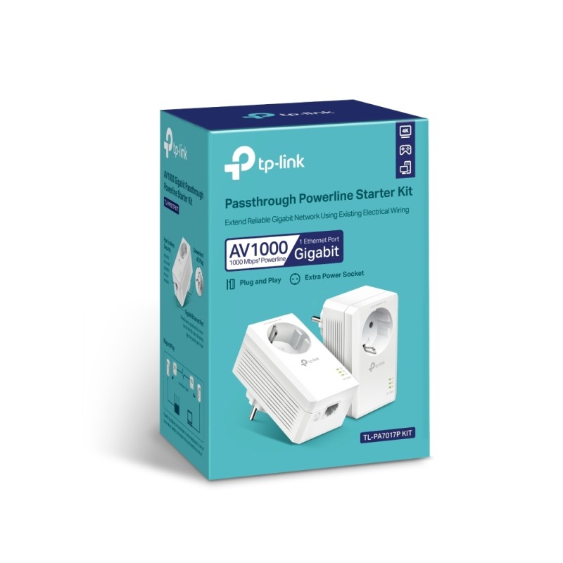 TP-Link TL-PA7017PKIT průchozí powerline set