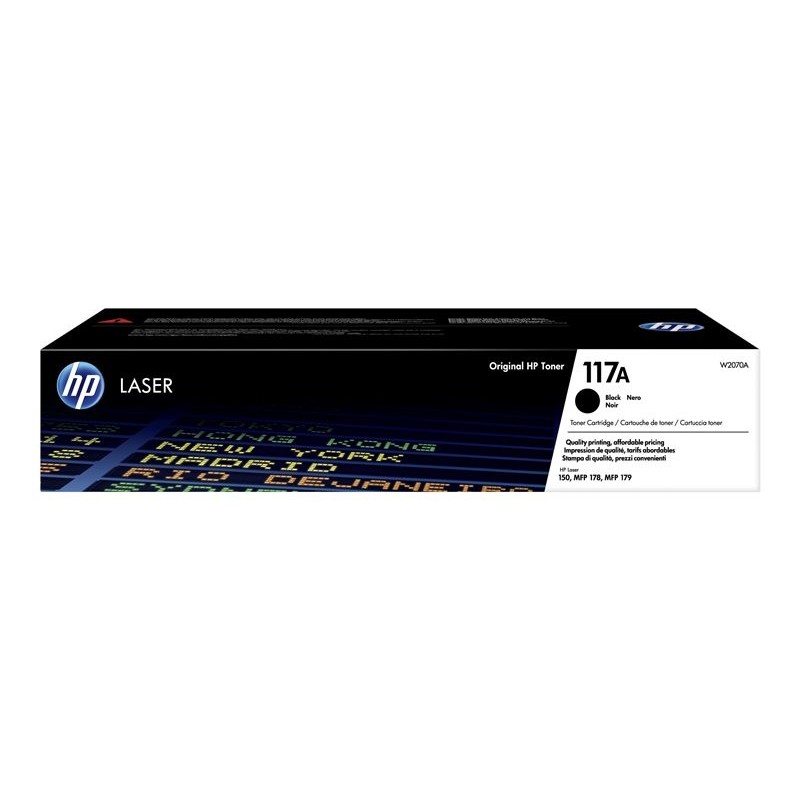 HP 117A Black Original Laser Toner Cartridge (1,000 pages)