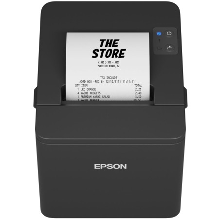 Epson TM-T20IV, USB, RS232, 8 dots/mm (203 dpi), řezačka, černá