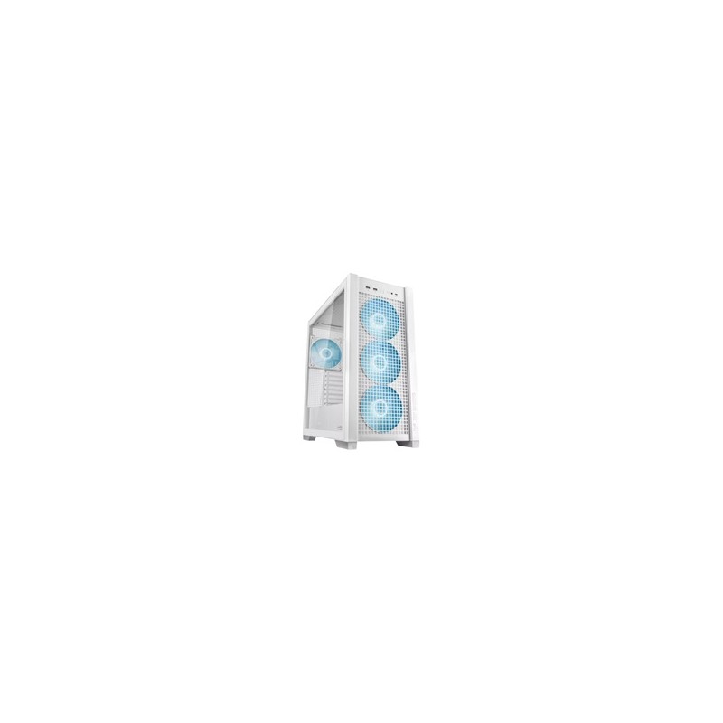ASUS case TUF GAMING CASE (GT302) TG, Mid Tower, 4x 140mm ARGB Fan, bílá