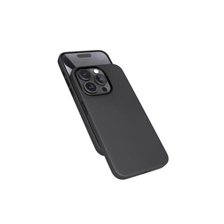 Epico Mag+ kožený kryt iPhone 15 Pro Max - černá