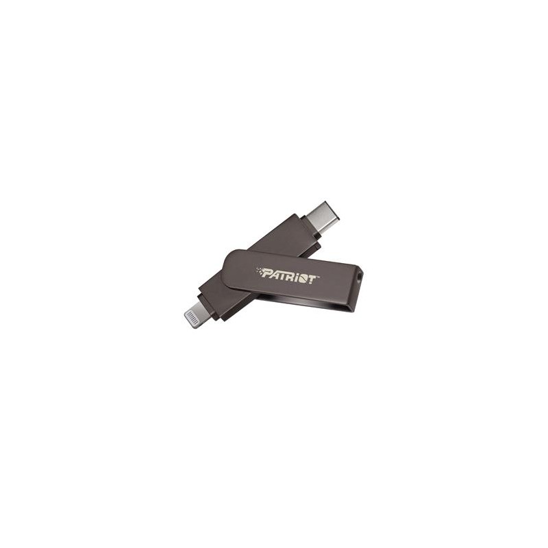 Patriot iLuxe Stick C MFi/1TB/USB 3.2/Lightning + USB-C/Černá