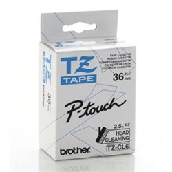 Brother originální čisticí kazeta do tiskárny štítků, Brother, TZ-CL6, 8m, 36mm TZECL6