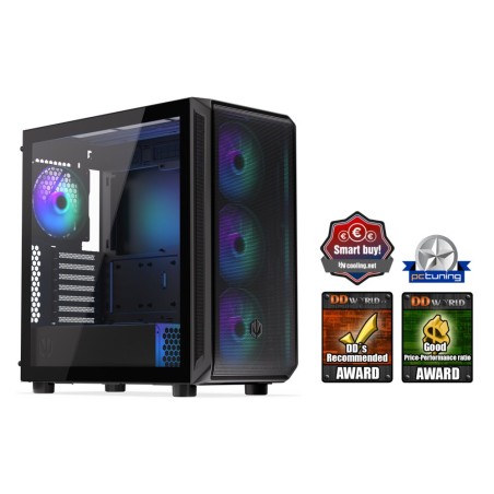 ENDORFY Case Arx 700 ARGB, Průhledná bočnice, ATX, 4x140mm ARGB Fan, černá